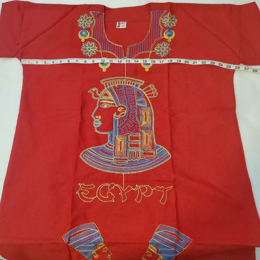 NWOT Egyptian Souvenir Embroidered Dress - Picture 5 of 5